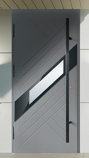 diamond grey door